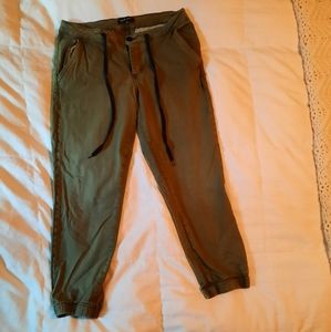 Dear John Crop Army Green Joggers